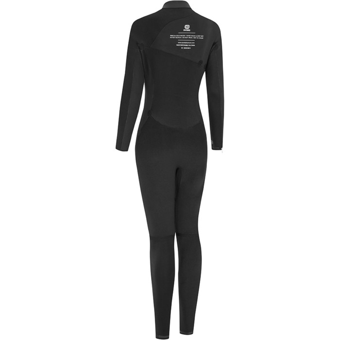 2025 Nyord Womens Furno 3/2mm Chest Zip GBS Wetsuit N04AA00015 - Black